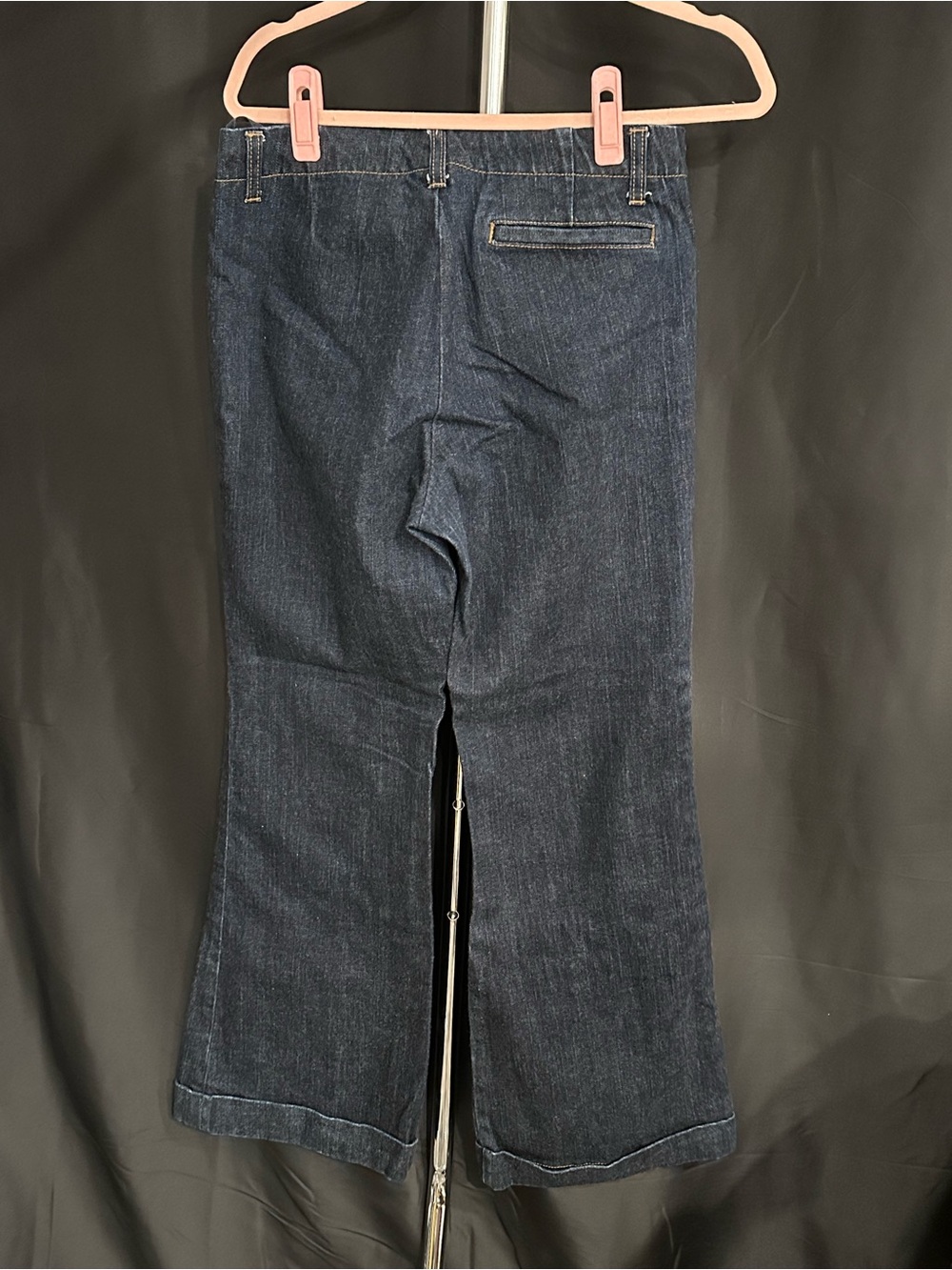 GAP Dark Blue Wide-Leg Jeans for Women - Picture 3 of 8
